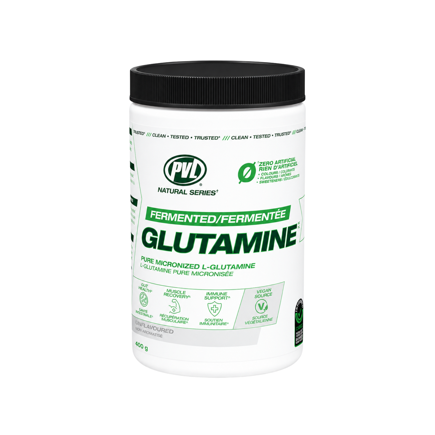 PVL Fermented Glutamine Unflavored 400 g