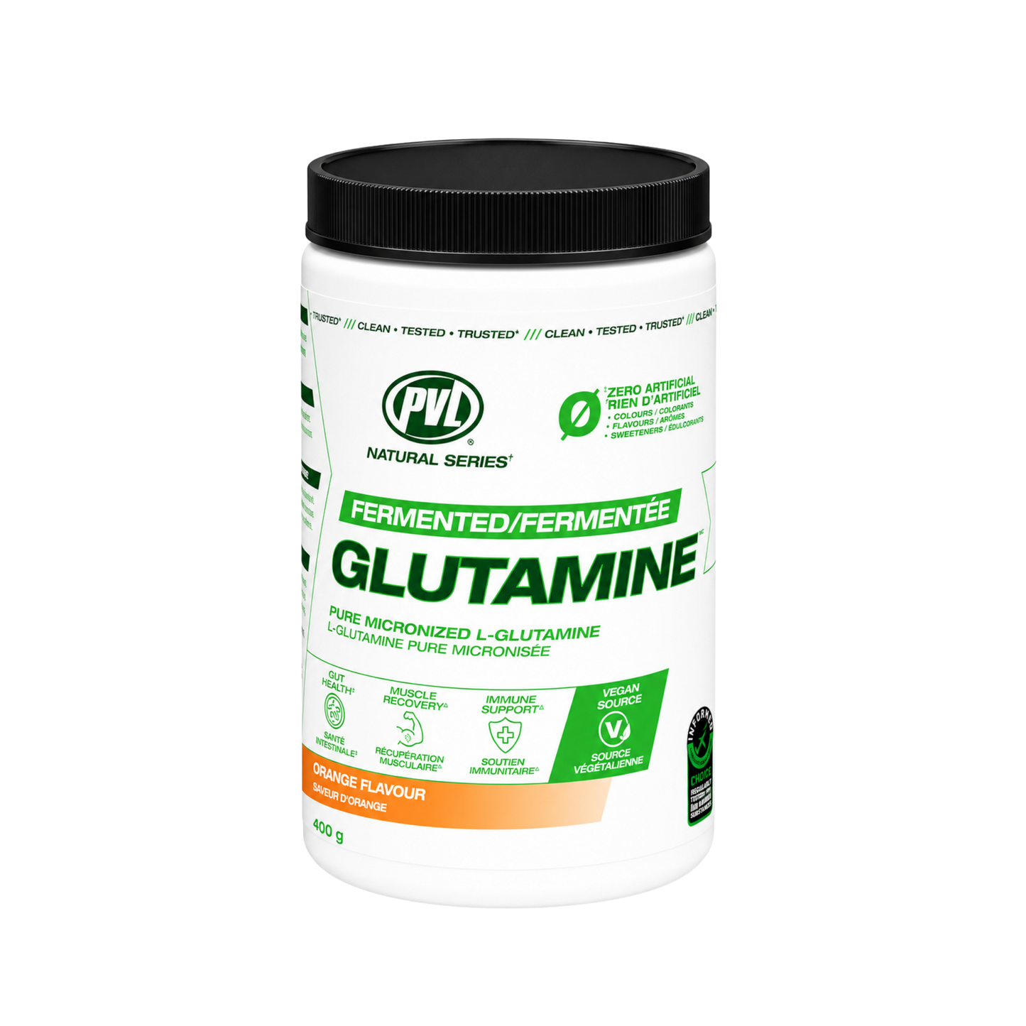 PVL Fermented Glutamine Orange 400 g