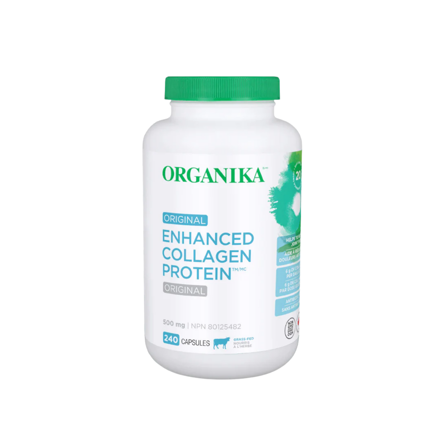 Organika Original Enhanced Collagen Protein Capsules 240 Caps