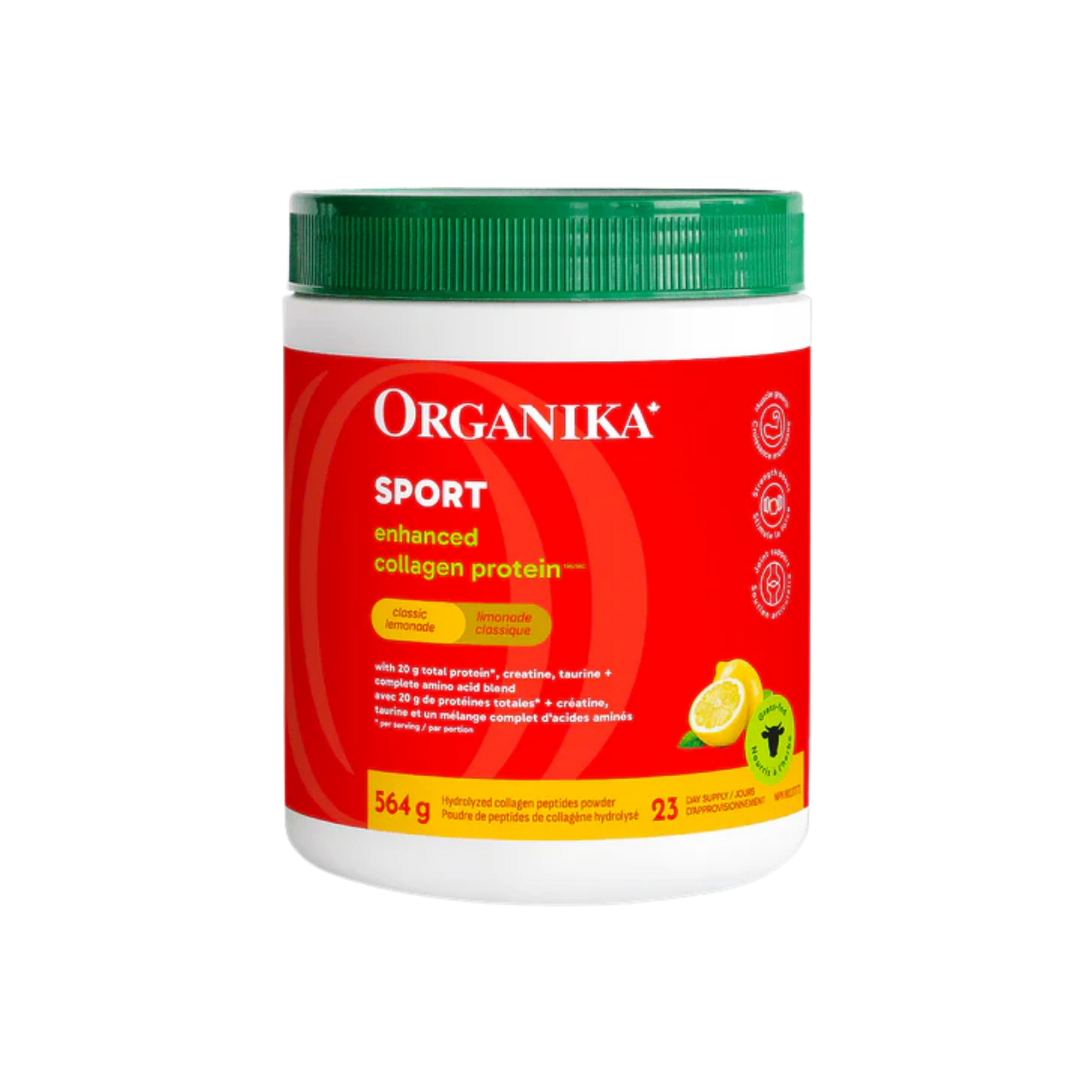 Organika Sport Enhanced Collagen Protein 564 g