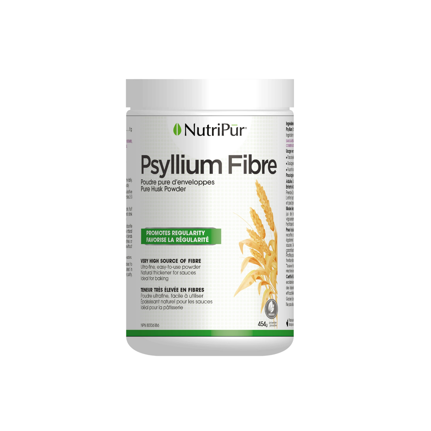 NutriPUR Psyllium Fiber Pure Husk Powder