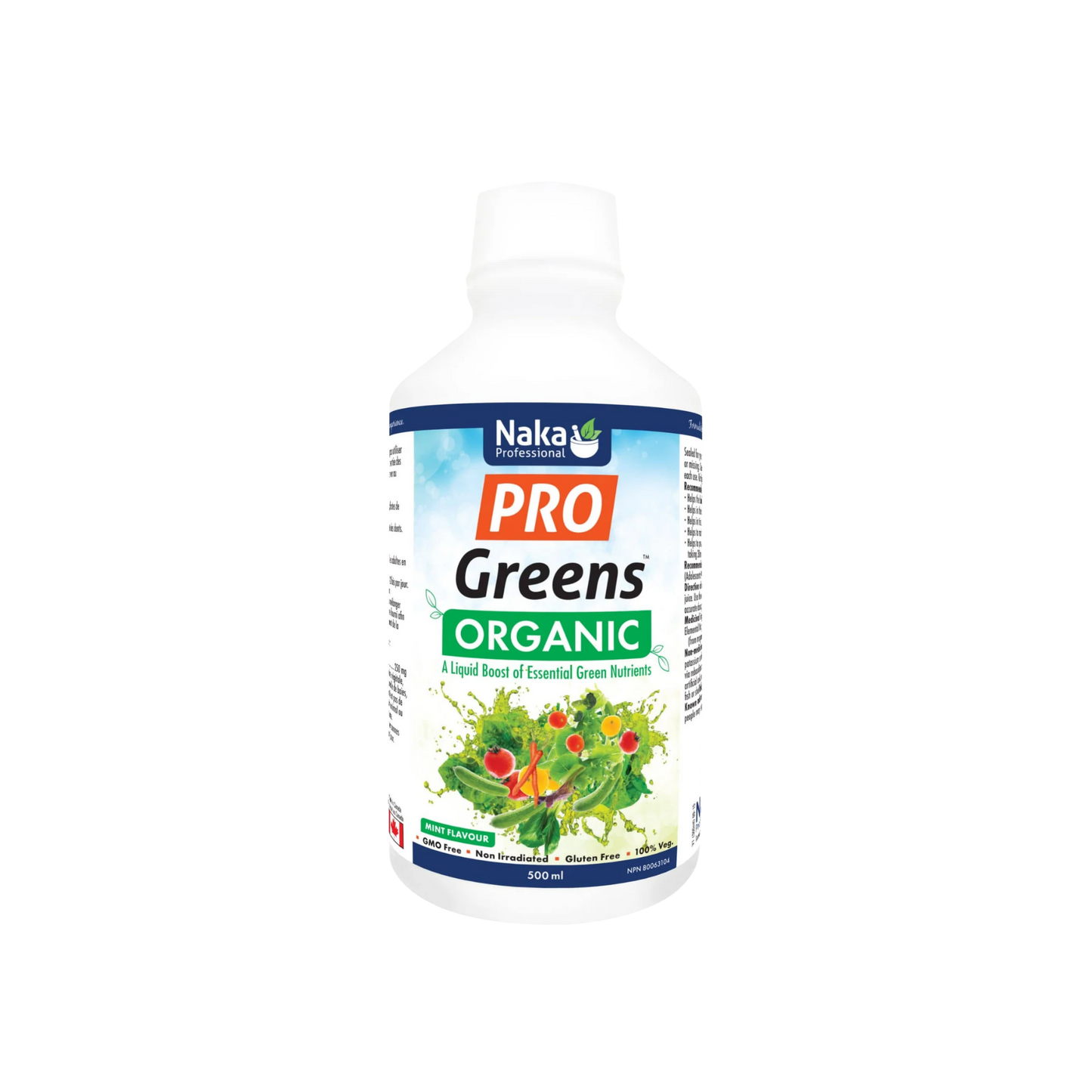 Naka Professional Pro Greens Organic 500 mL