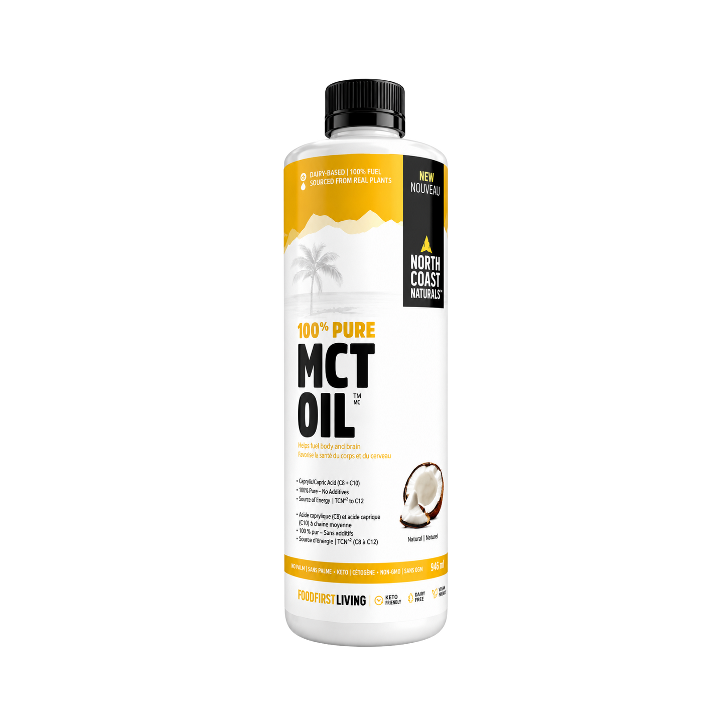 North Coast Naturals 100 Percent Pure MCT Oil 473 mL
