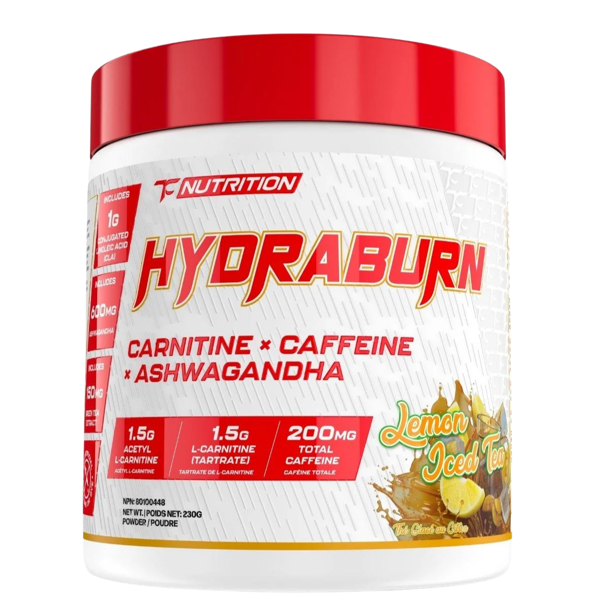 TC Nutrition HydraBurn Fat Burner Lemon Iced Tea