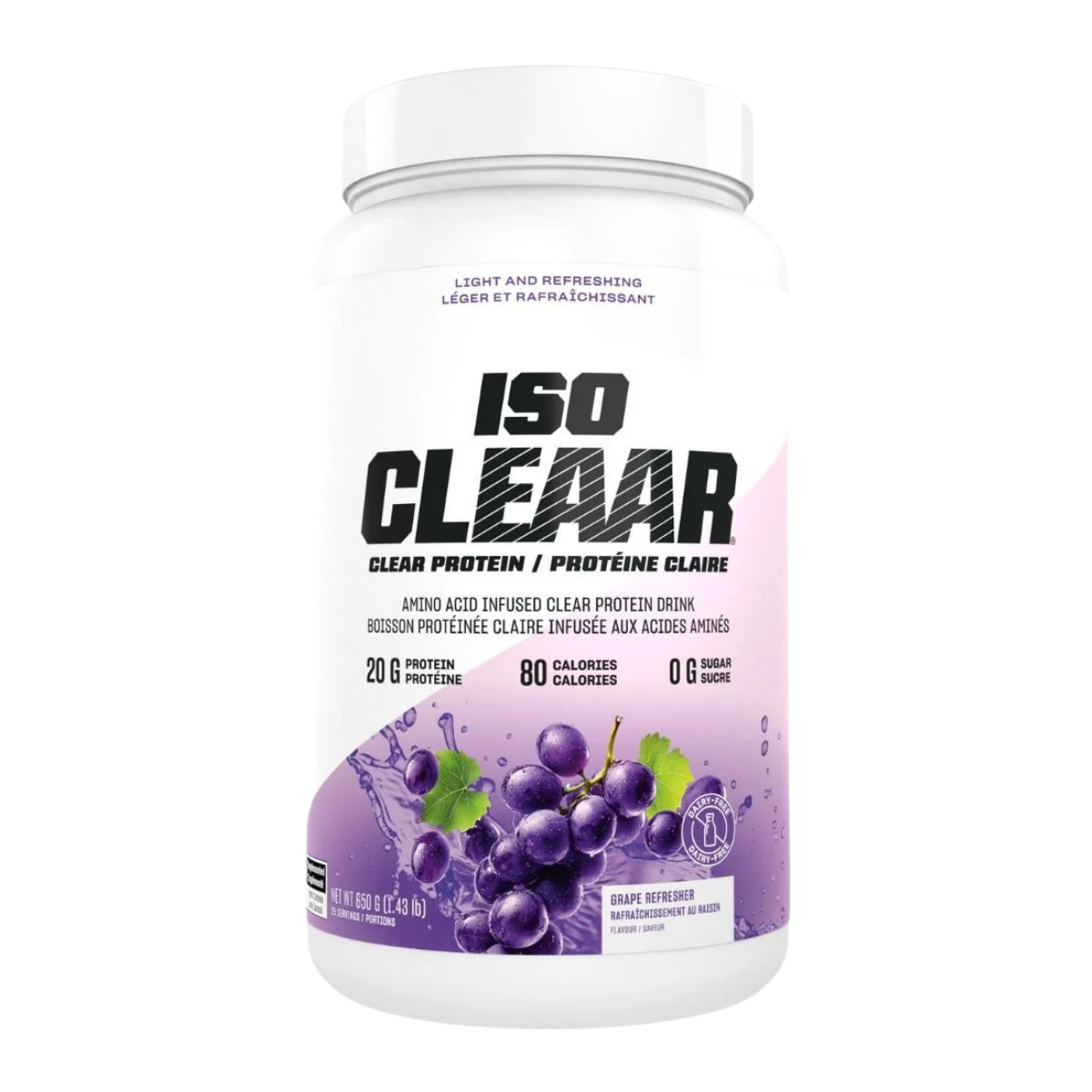 PVL Iso CLEAAR 1.43 g 25 Servings Grape Refresher