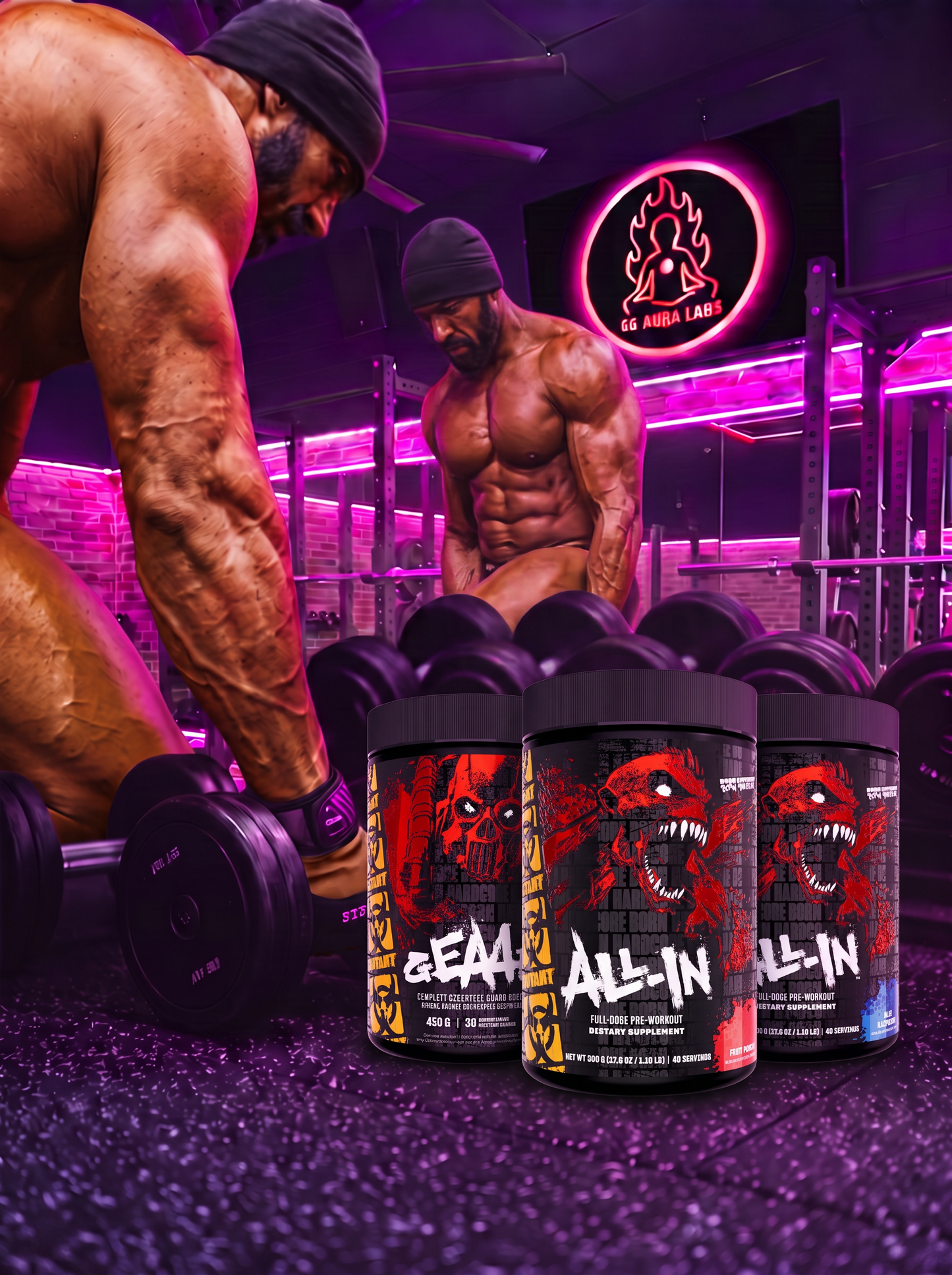 Mutant All-In Full Dose Pre-Workout Blue Raspberry 500 g