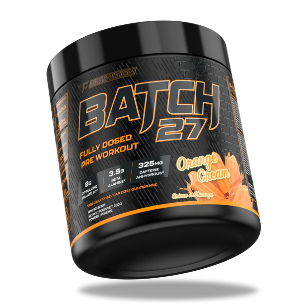 TC Nutrition Batch 27 Orange Cream Pre-Workout 380 g