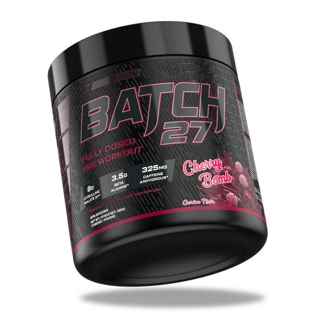 TC Nutrition Batch 27 Cherry Bomb Pre-Workout 380 g