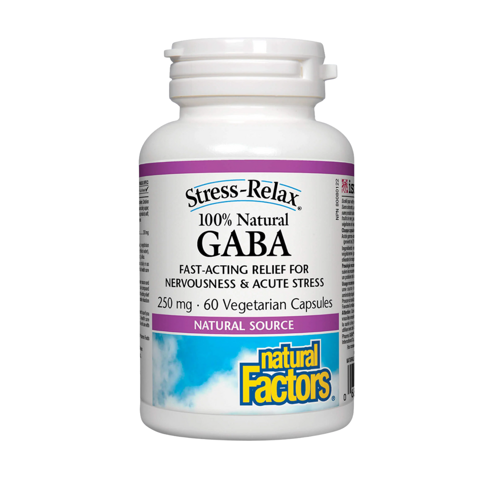 Natural Factors GABA 250 mg 60 Capsules