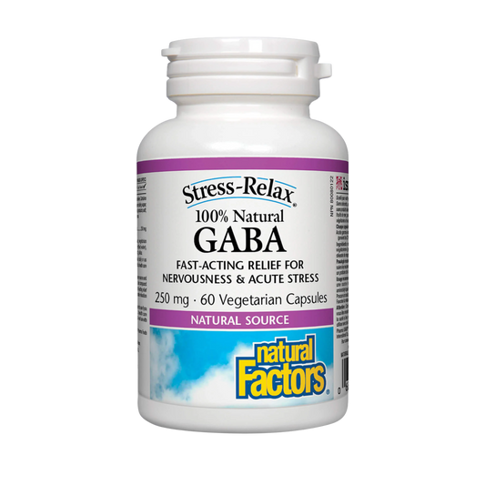 Natural Factors GABA 250 mg 60 Capsules