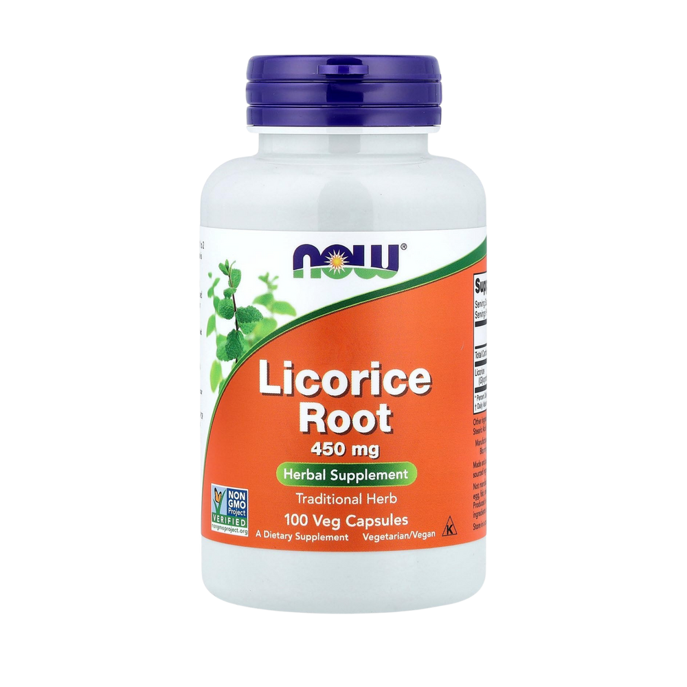 NOW Licorice 100 Capsules