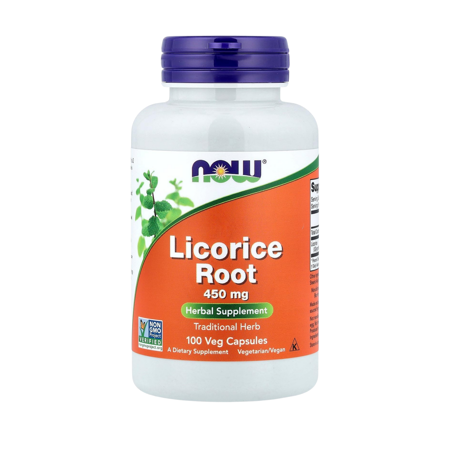 NOW Licorice 100 Capsules