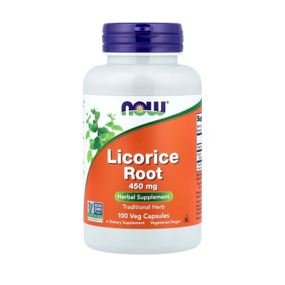 NOW Licorice 100 Capsules
