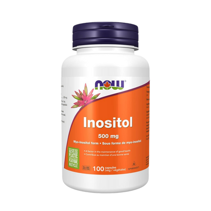 NOW Inositol 500 mg 100 Capsules