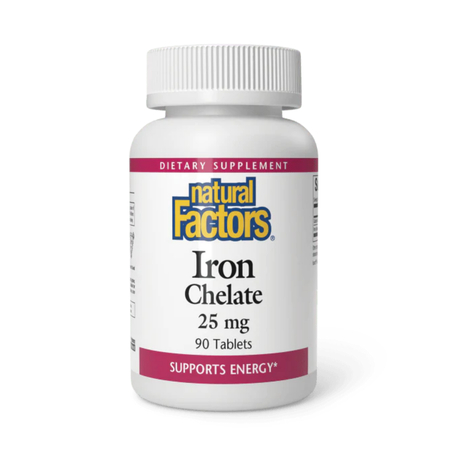 Natural Factors Iron Chelate 25 mg 90 Tablets