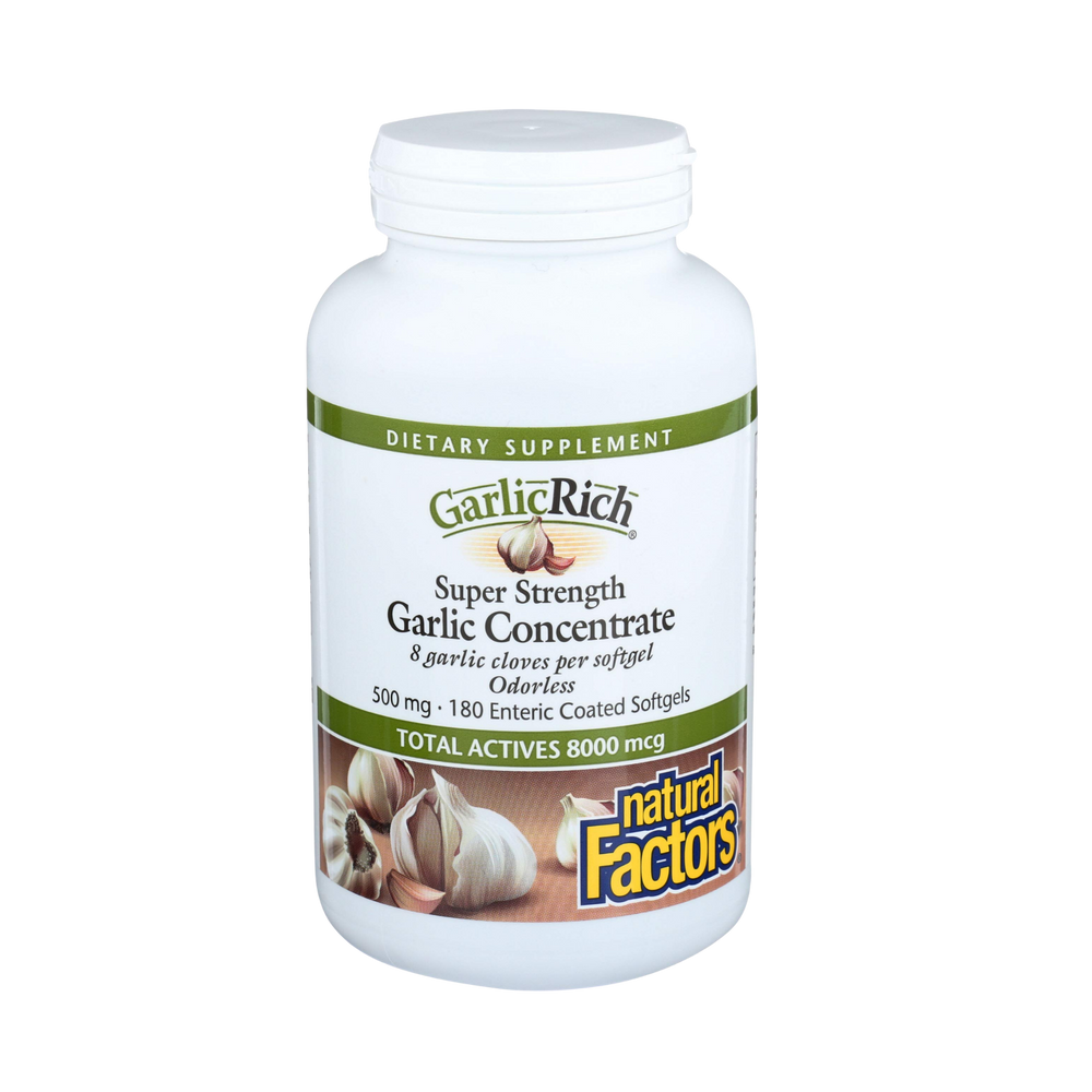 Natural Factors GarlicRich 500 mg 90 Softgels