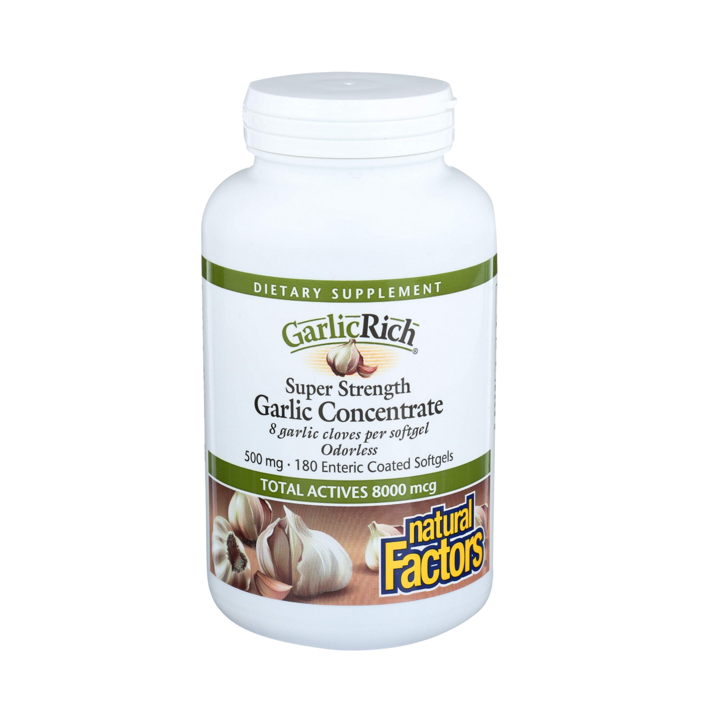 Natural Factors GarlicRich 500 mg 90 Softgels