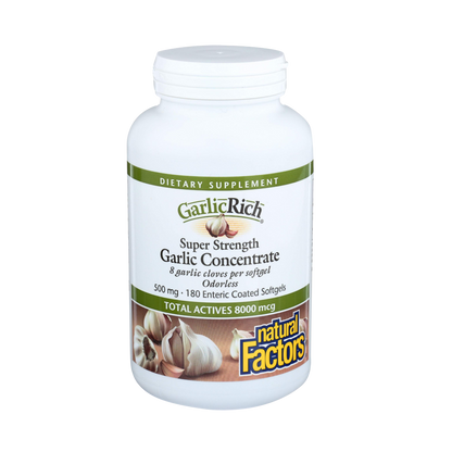 Natural Factors GarlicRich 500 mg 90 Softgels
