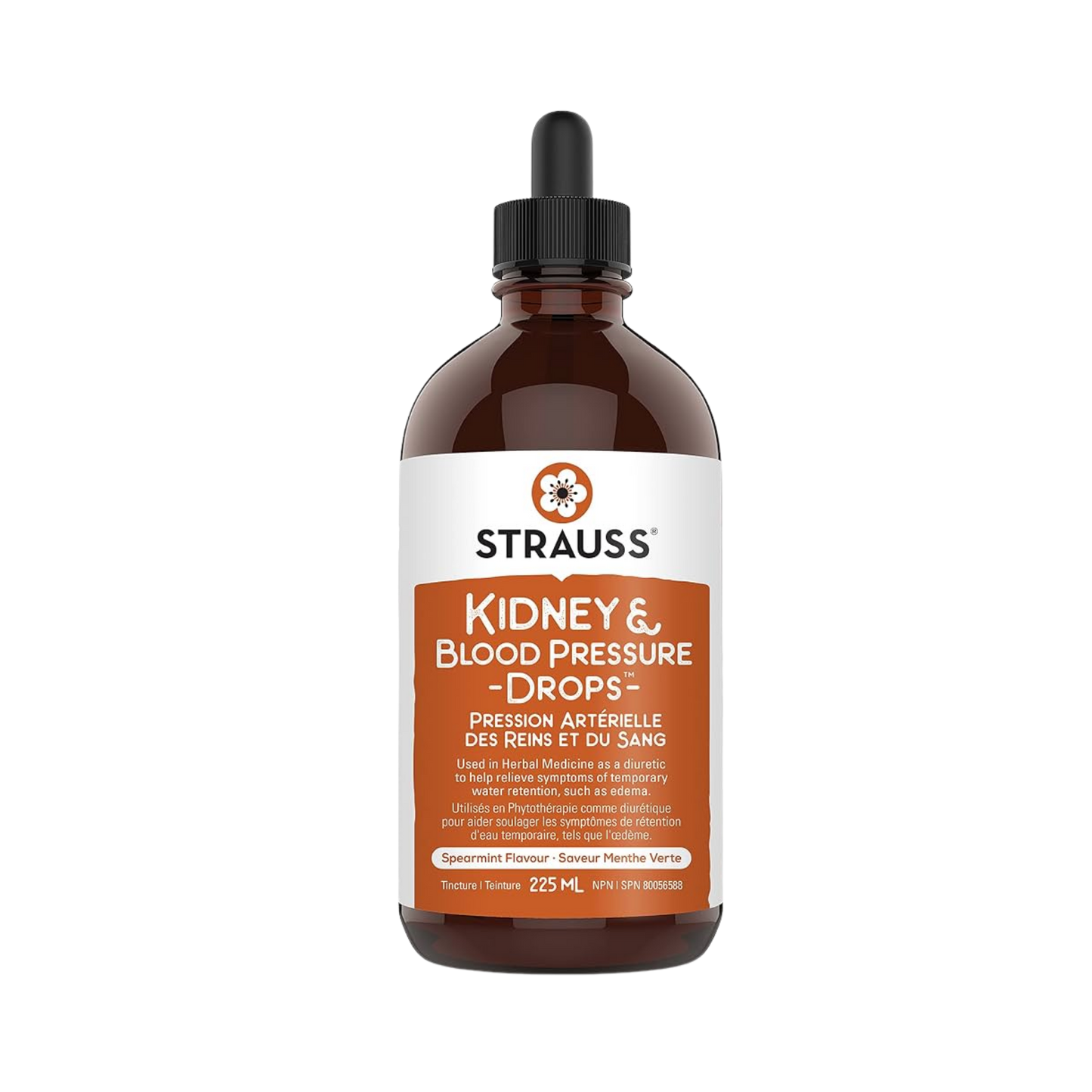 Strauss Kidney and Blood Pressure Drops 100 mL Spearmint