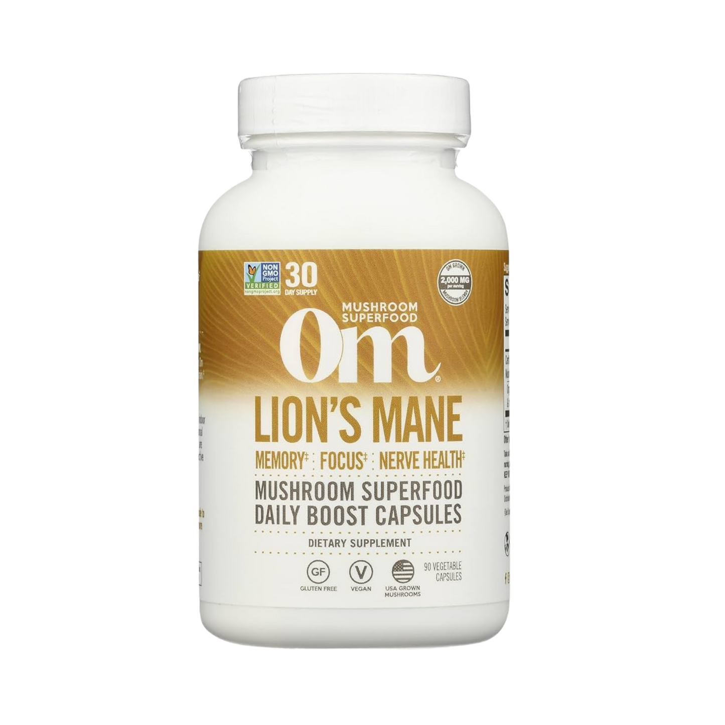 OM Mushroom Superfood Lion's Mane 75 Capsules