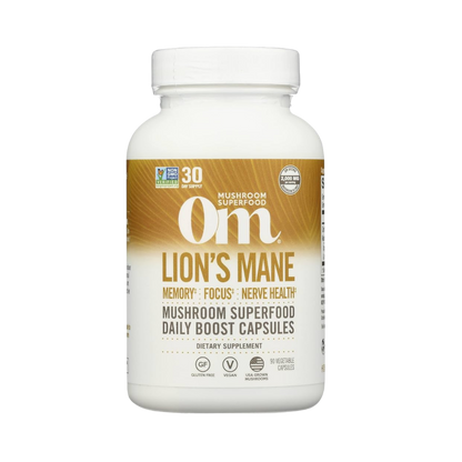OM Mushroom Superfood Lion's Mane 75 Capsules