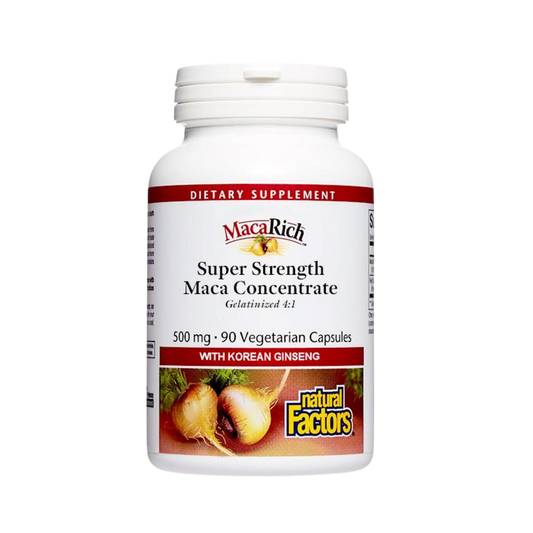 Natural Factors MacaRich Super Strength 500 mg