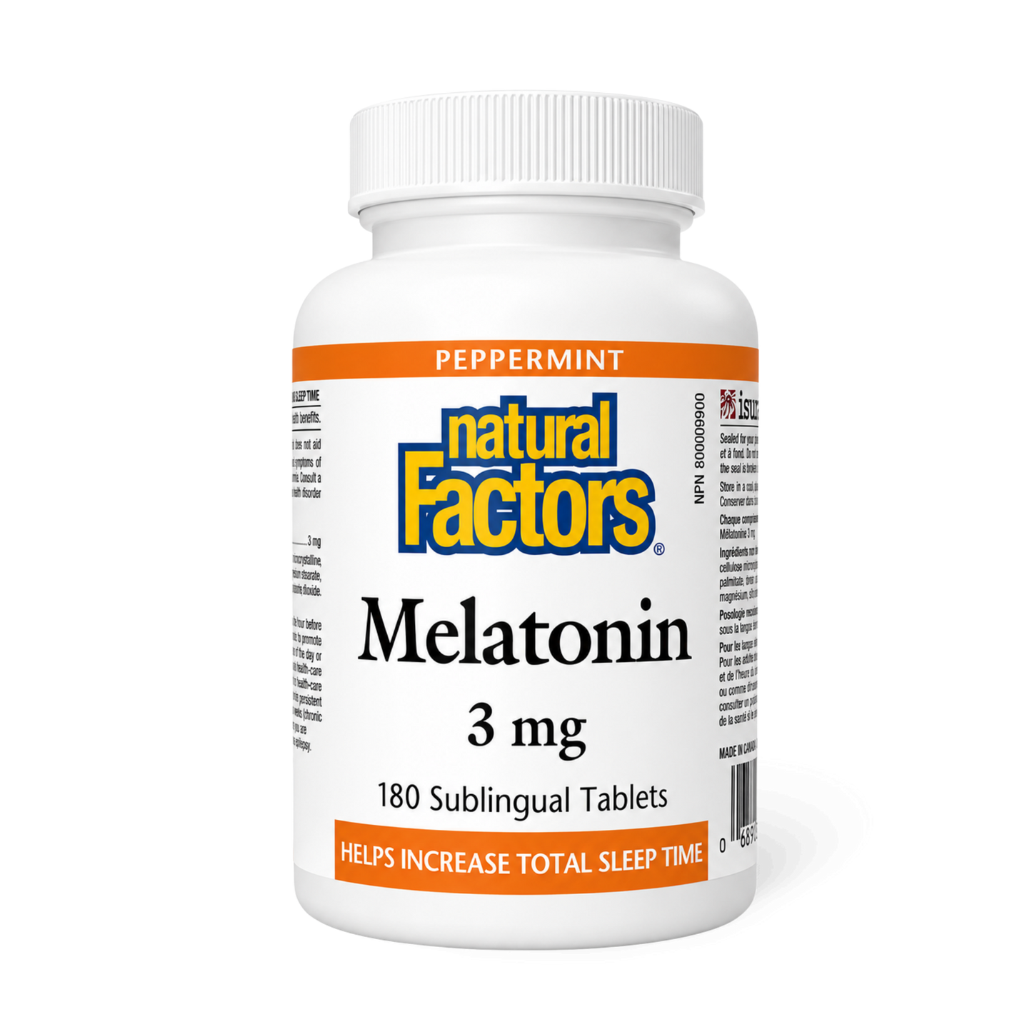 Natural Factors Melatonin 3 mg 180 Tablets
