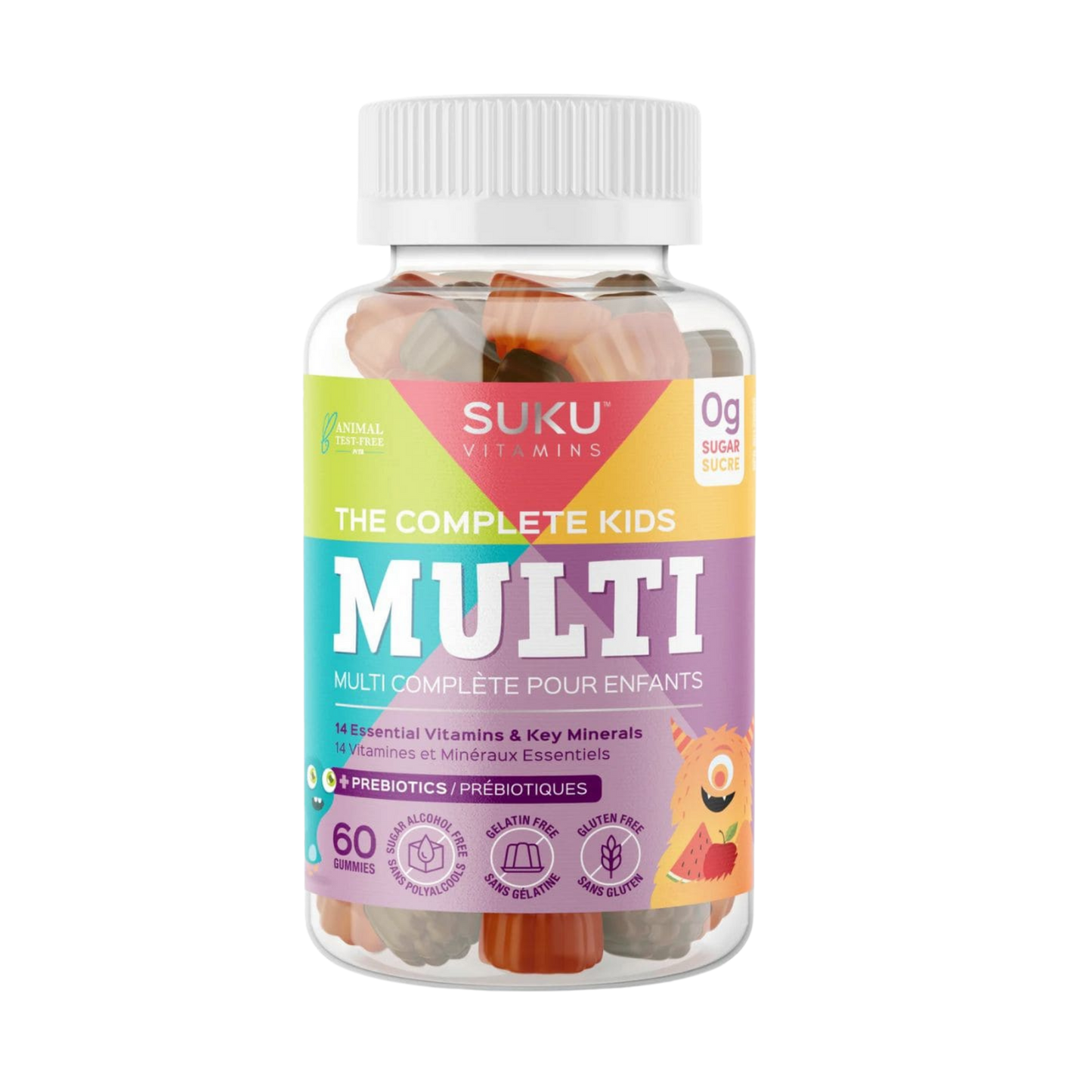 SUKU The Complete Kids Multi 60 Gummies