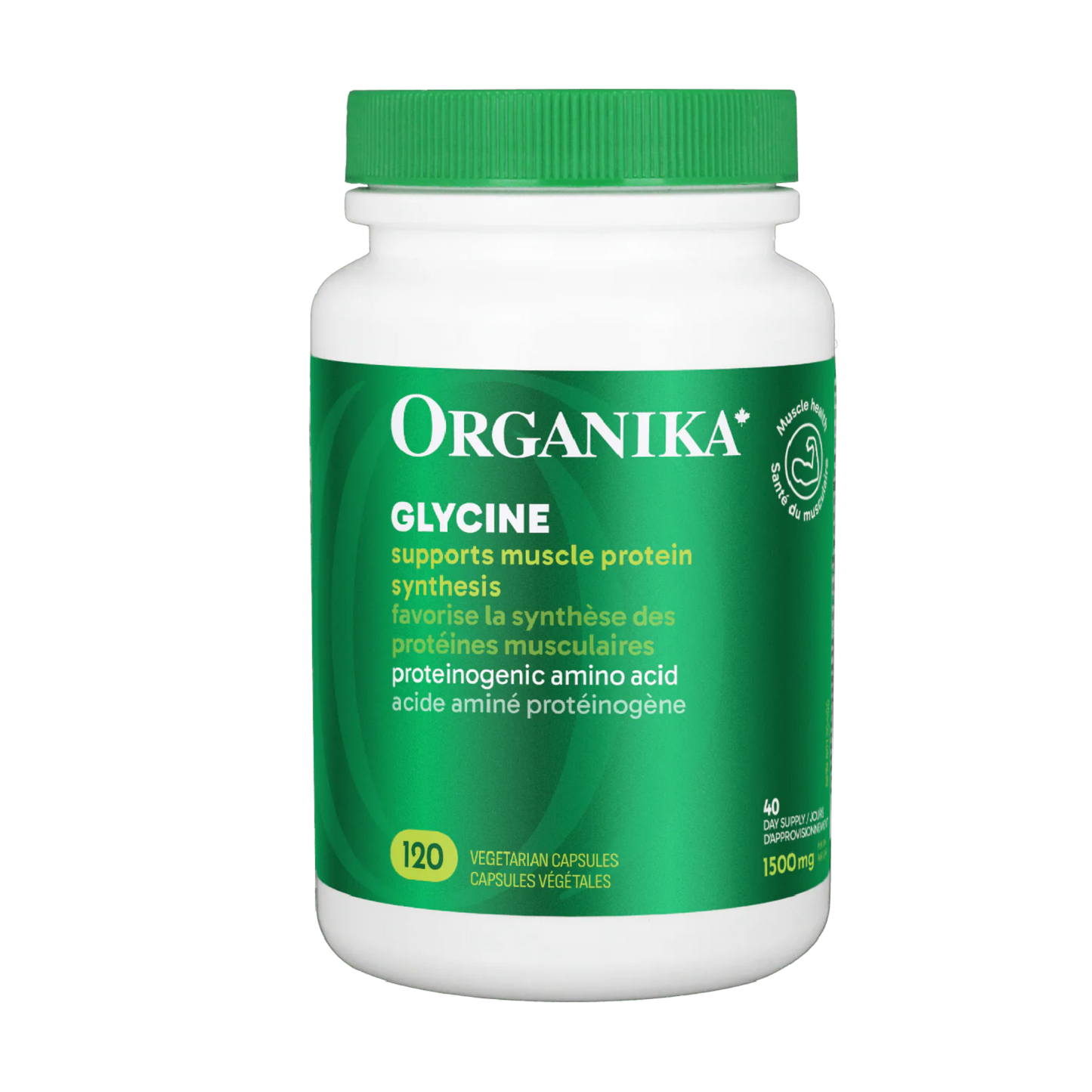 Organika Glycine 1500 mg 120 Capsules