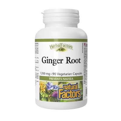 Natural Factors Ginger Root 90 Capsules
