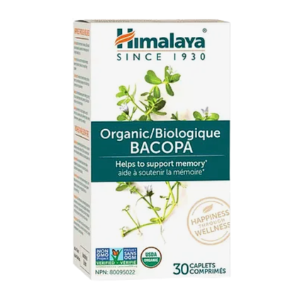 Himalaya Organic Bacopa Monnieri 30 Caplets