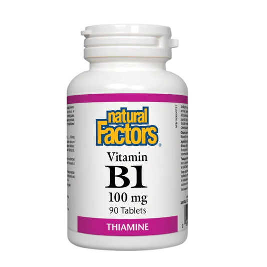 Natural Factors Vitamin B1 100 mg 90 Tablets