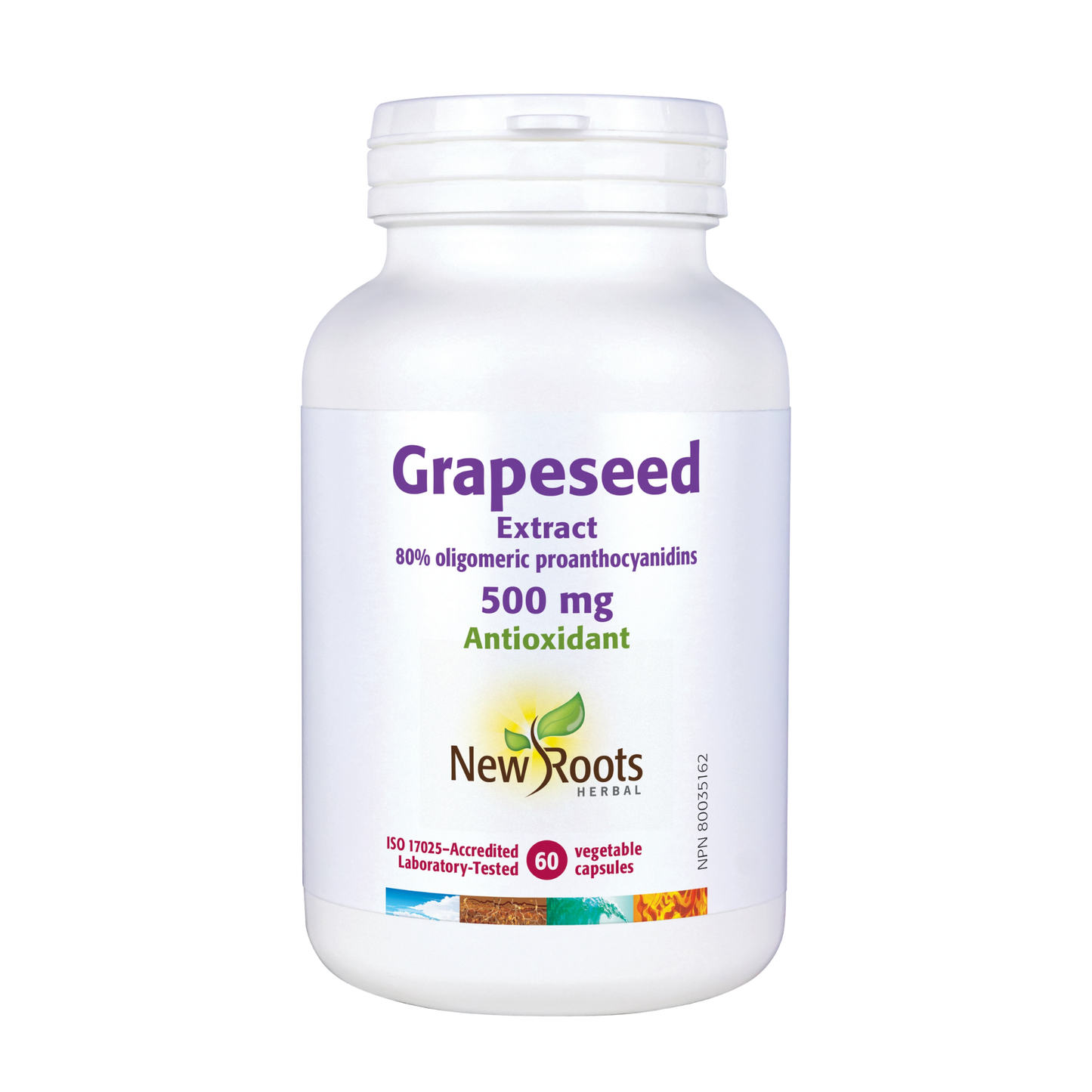 New Roots Grapeseed Extract 500 mg 60 Capsules