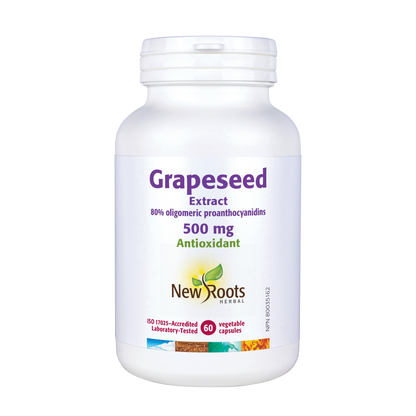 New Roots Grapeseed Extract 500 mg 60 Capsules