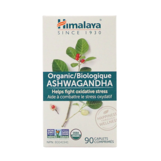 Organic Ashwagandha 90 Caplets