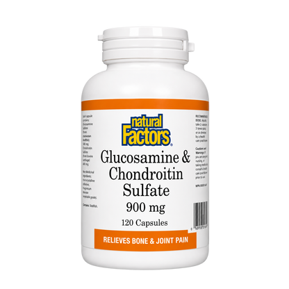 Natural Factors Glucosamine & Chondroitin 900 mg 120 Capsules