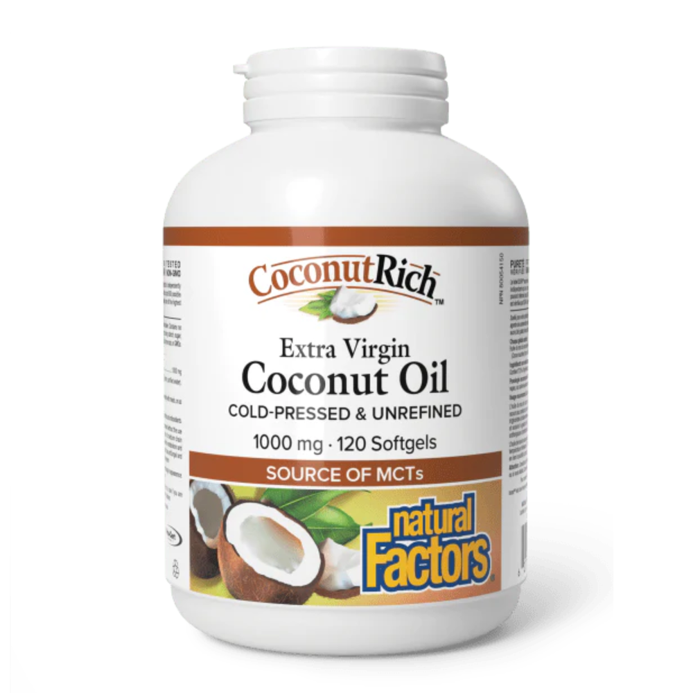 CocoRich Coconut Oil 1000mg 120 Softgels