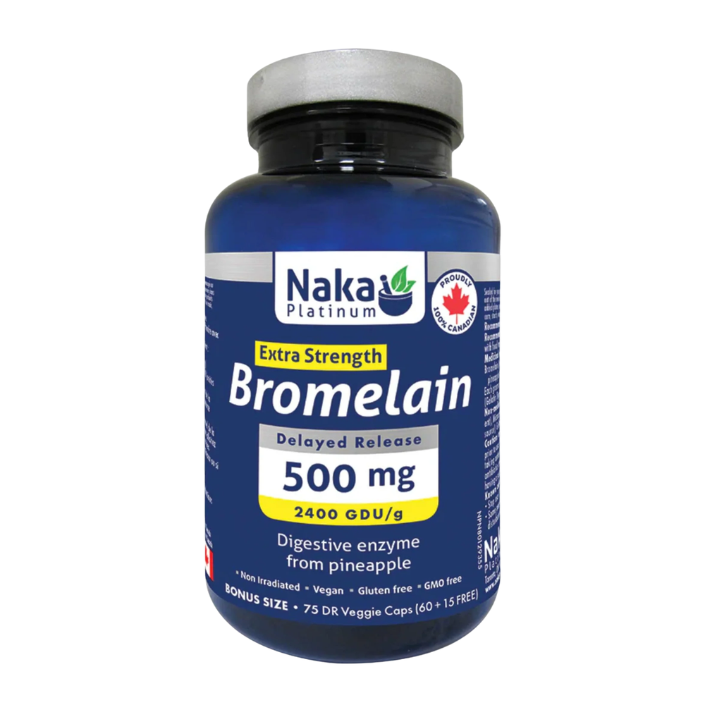 Naka Platinum Bromelain 2400 GDU 500mg
