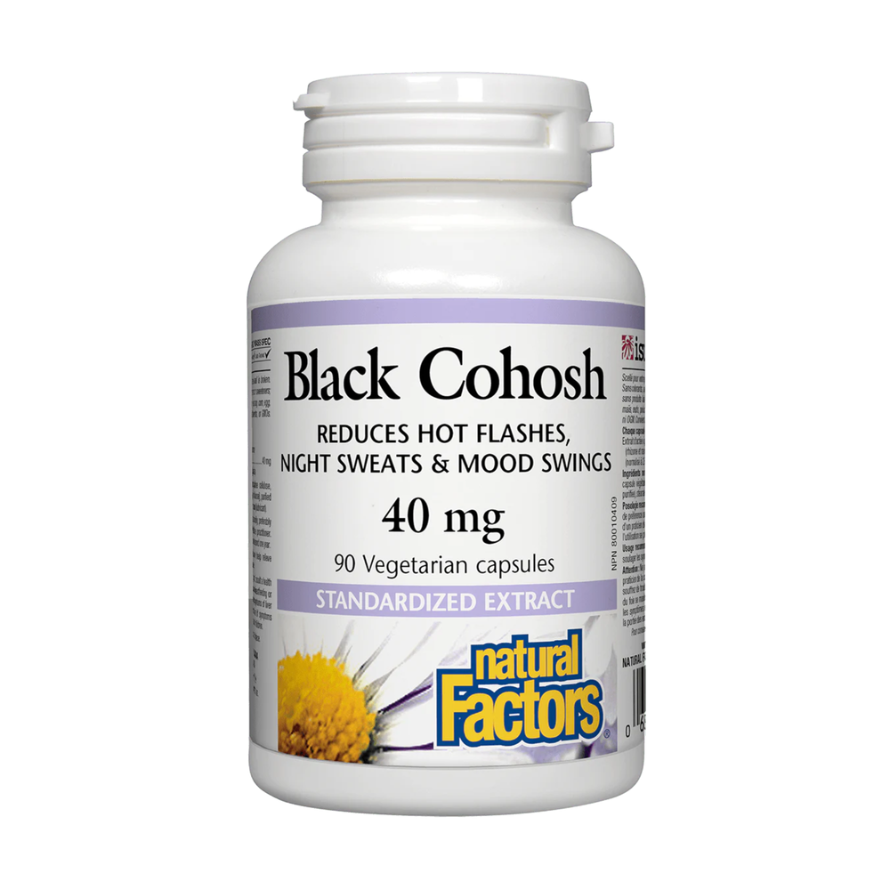Natural Factors Black Cohosh 40mg 90 Capsules