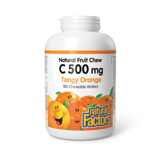 Natural Factors Vitamin C Chewable 500mg 90 Tablets