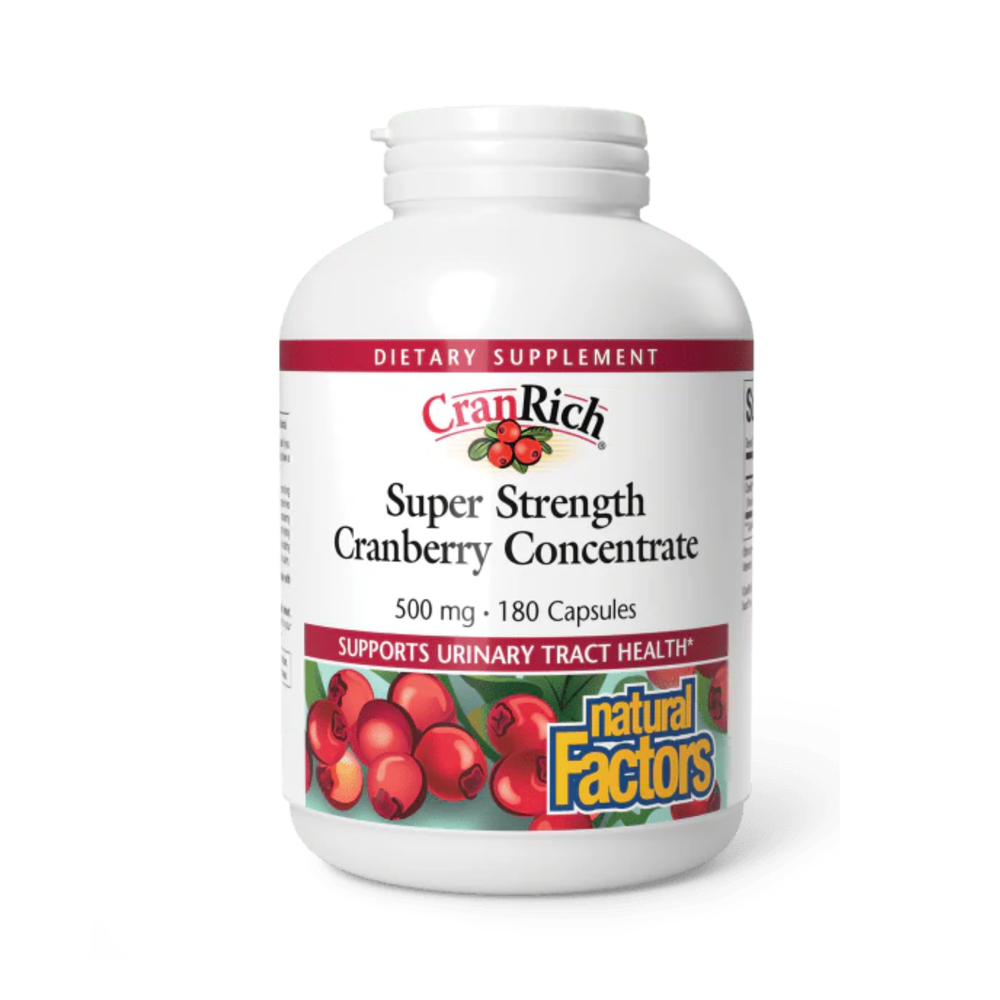 Natural Factors CranRich 500mg 180 Capsules