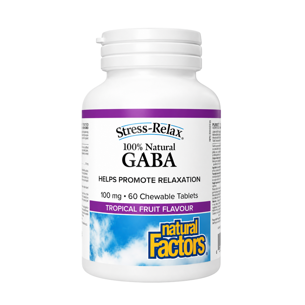 Natural Factors GABA Stress-Relax 100 mg 90 Capsules