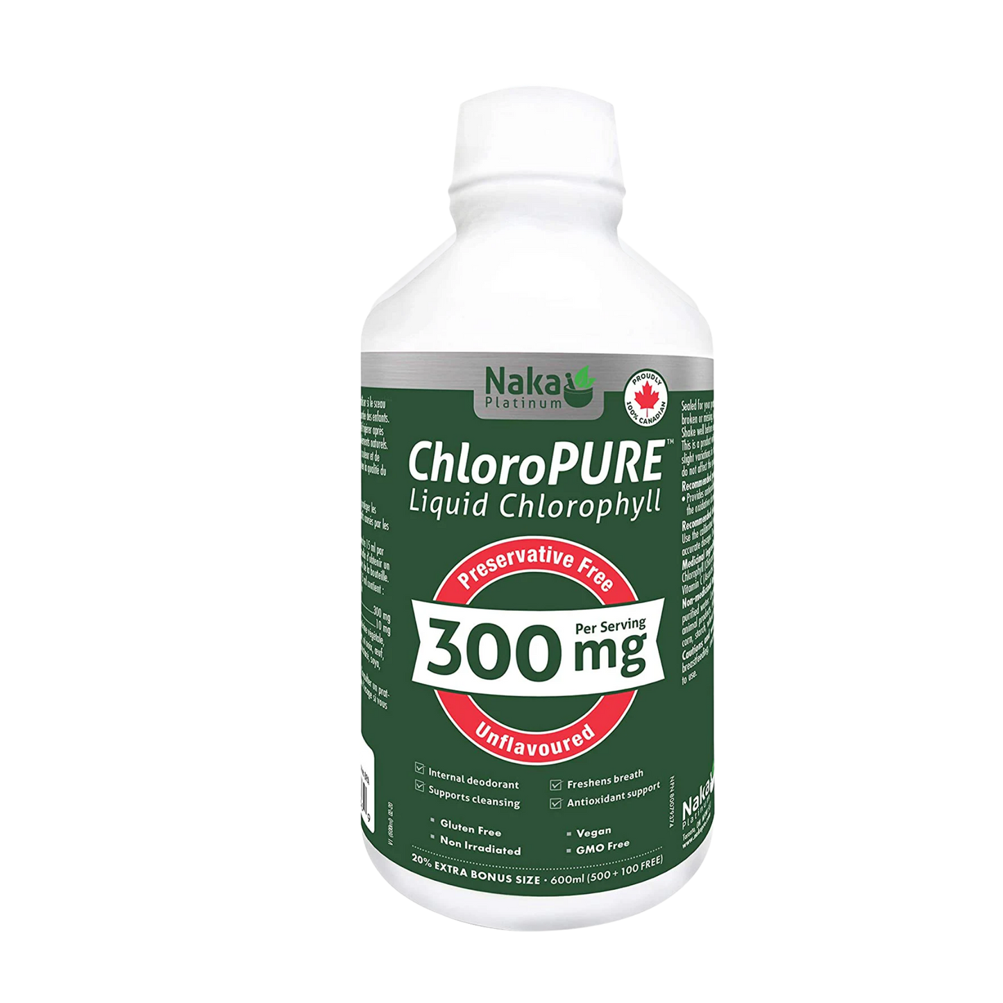 Naka Pure Liquid Chlorophyll 600 mL