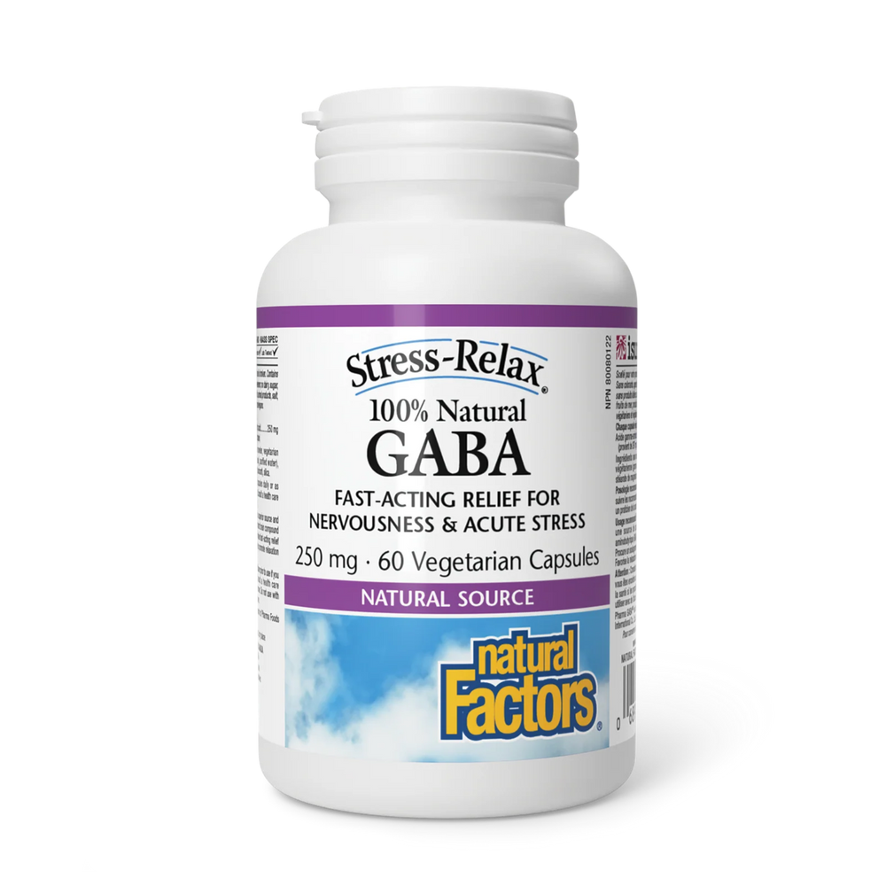 Natural Factors GABA Stress-Relax 250 mg 60 Capsules