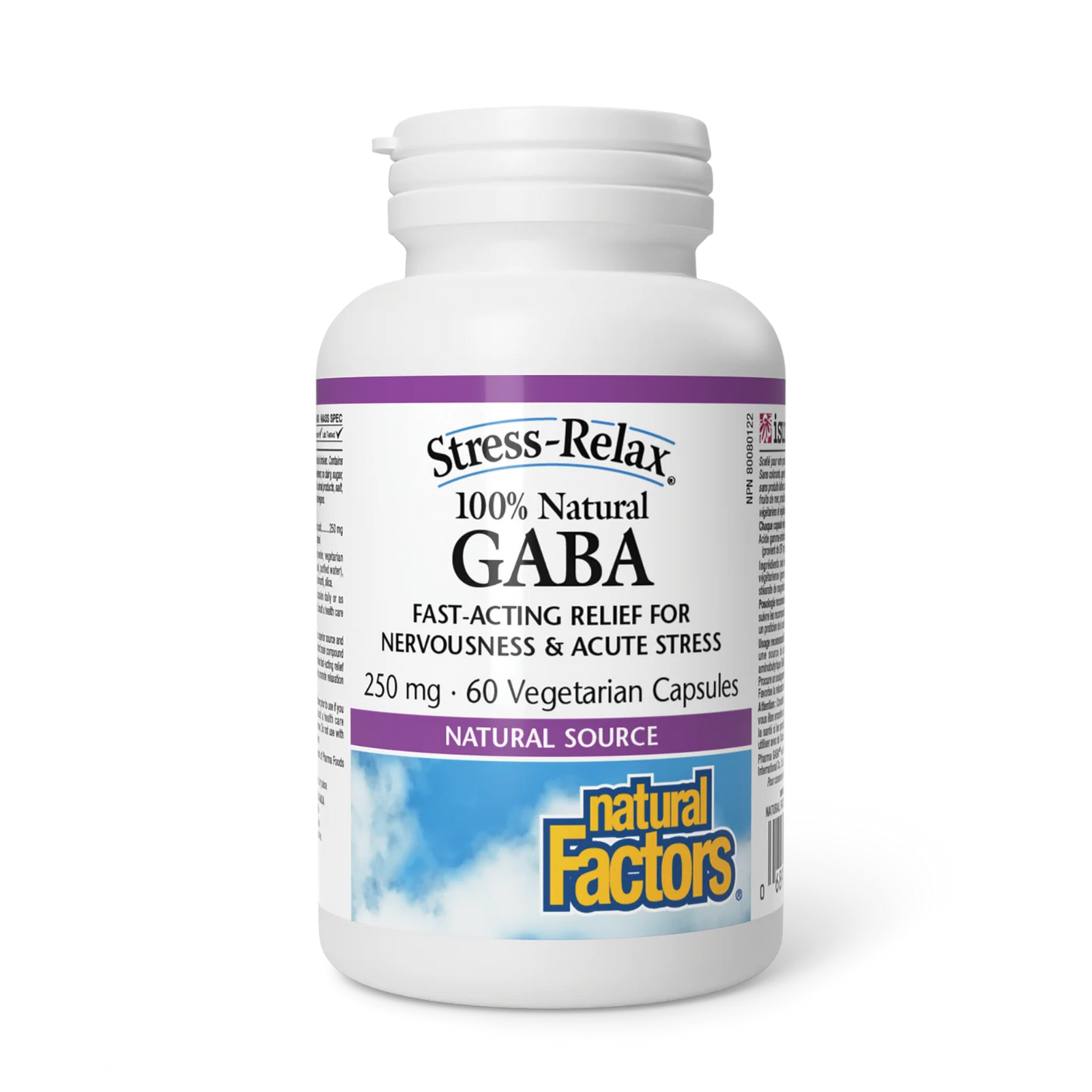 Natural Factors GABA Stress-Relax 250 mg 60 Capsules
