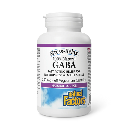 Natural Factors GABA Stress-Relax 250 mg 60 Capsules