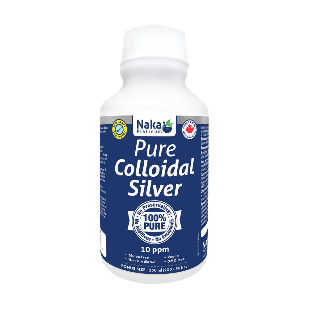 Naka Platinum Colloidal Silver 10ppm 250 ml