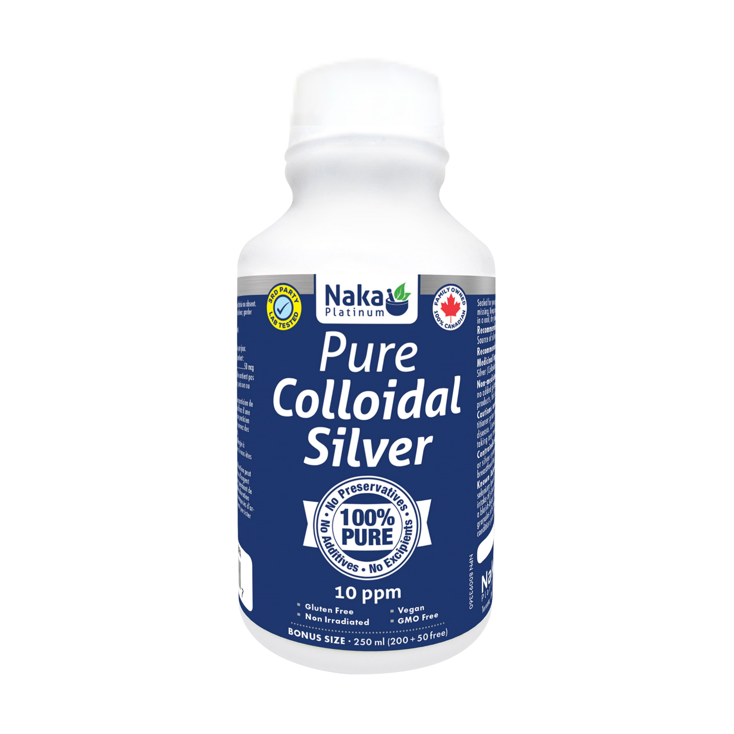 Naka Platinum Colloidal Silver 10ppm 900 ml