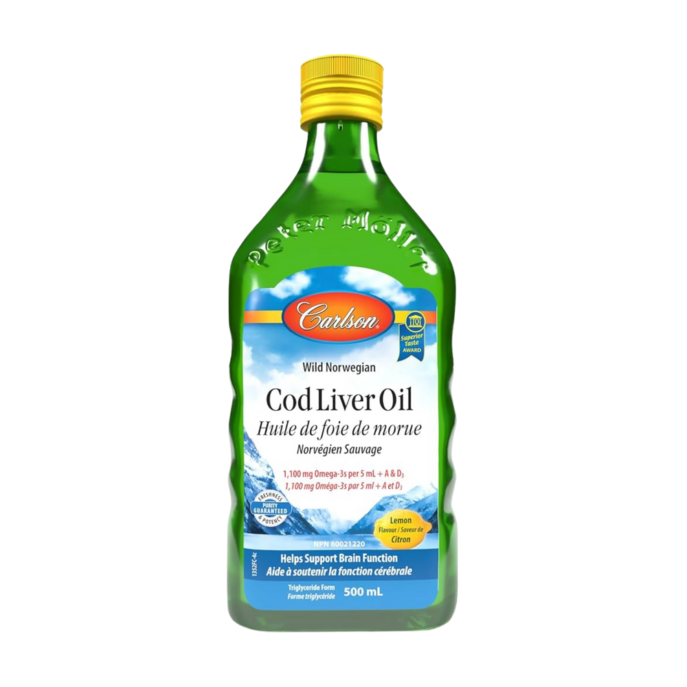Carlson Wild Norwegian Cod Liver Oil 500 mL