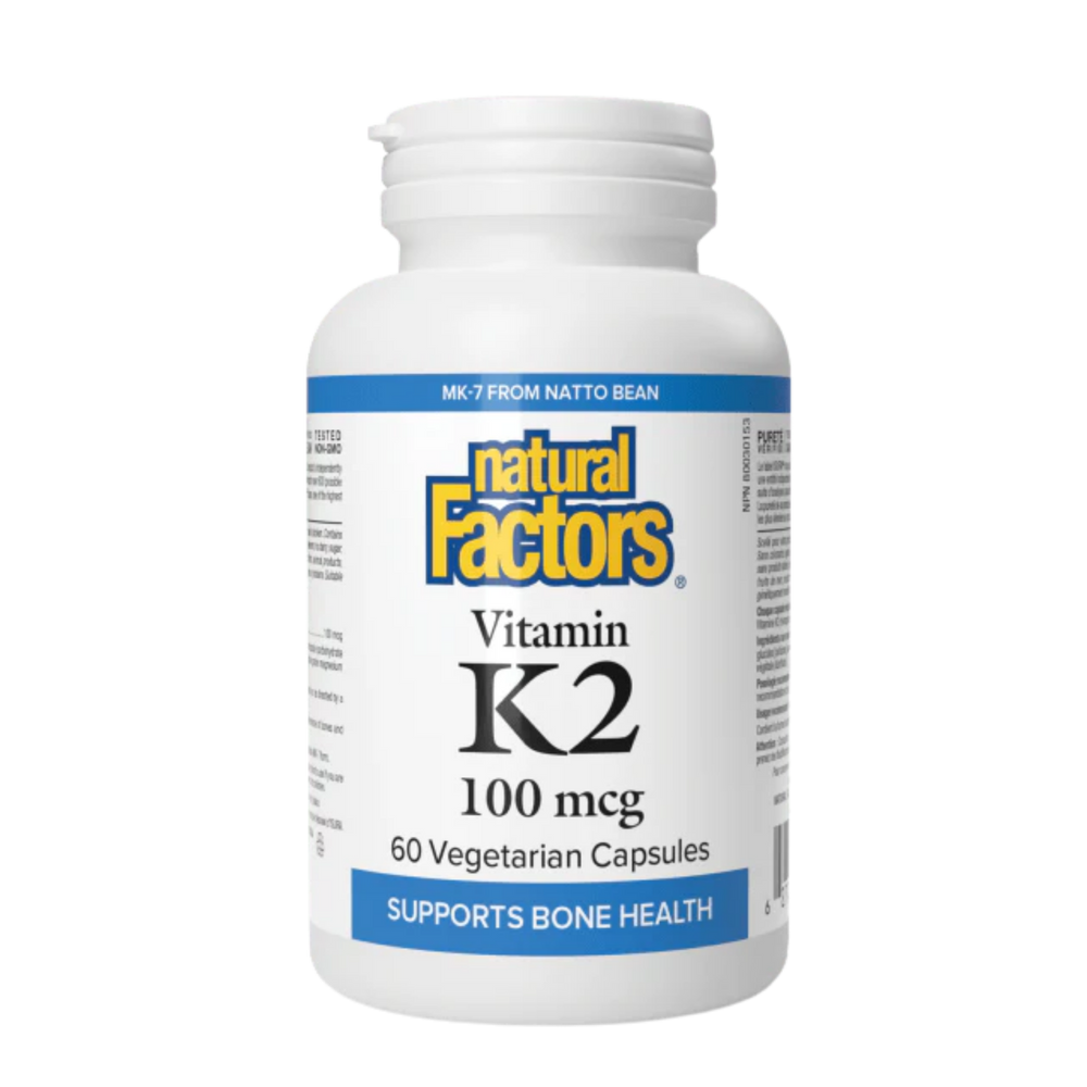Natural Factors Vitamin K 100 mcg 60 Capsules